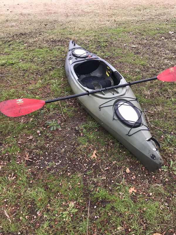 Trophy 126 Deluxe Angler Kayak with Carlisle Magic Paddle for Sale in