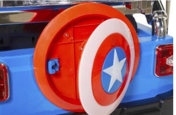 Power Wheels Avengers Jeep 2 Seat 12v For Kids Boy 5 8 Year Old Toy 