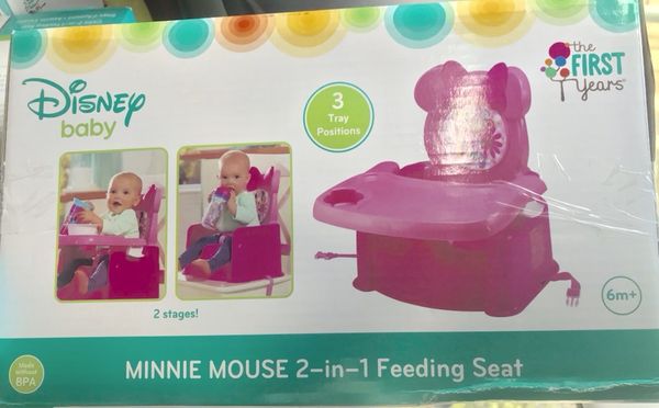 minnie mouse 2 in 1 feeding seat