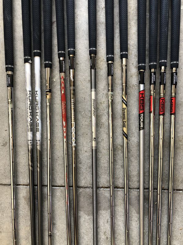 Various Golf club shafts with grips all new for Sale in Lake Elsinore ...