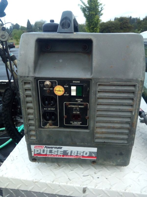 Coleman powermate pulse 1850 portable generator for Sale in Scappoose