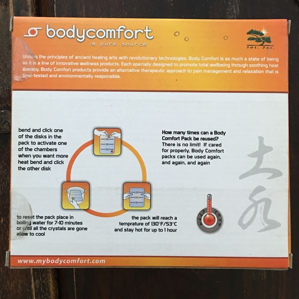 Body Comfort Ion Activated Liquid Heat Pack For Sale In Los