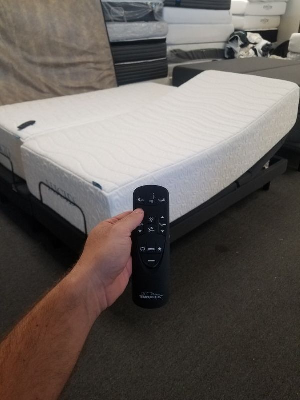 Split king two twin xl tempur pedic ergo extend adjustable bed bases