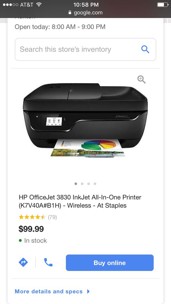 hp officejet 3830 printer ink