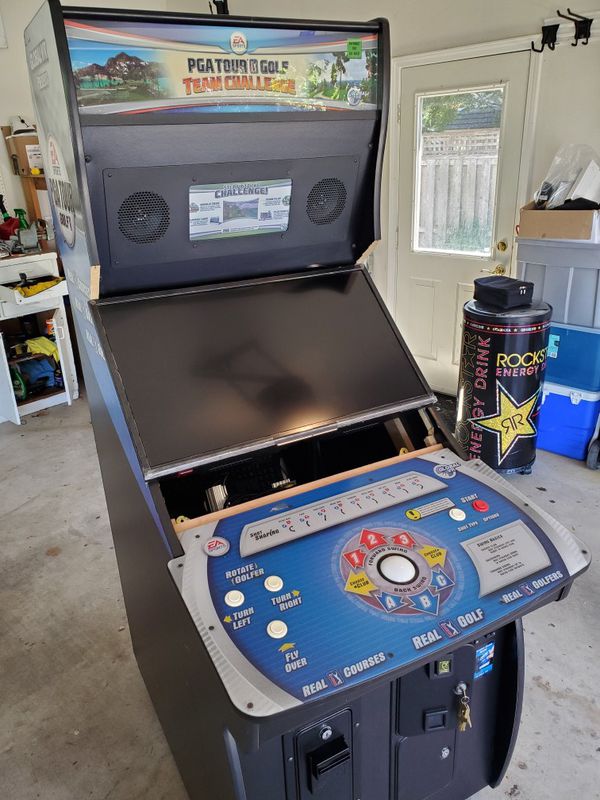 arcade machine ea sports pga tour golf reinstall disc
