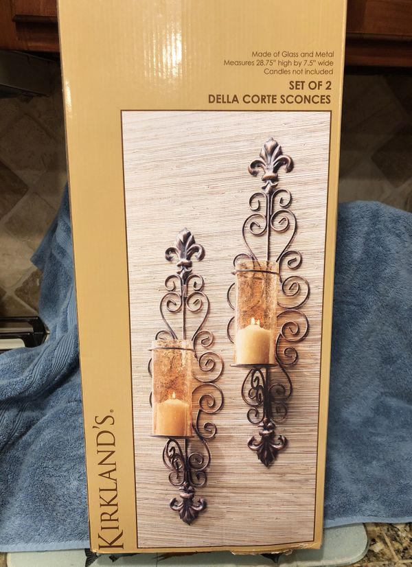 Kirkland wall sconces set of two BRAND NEW IN ORIGINAL BOX for Sale in