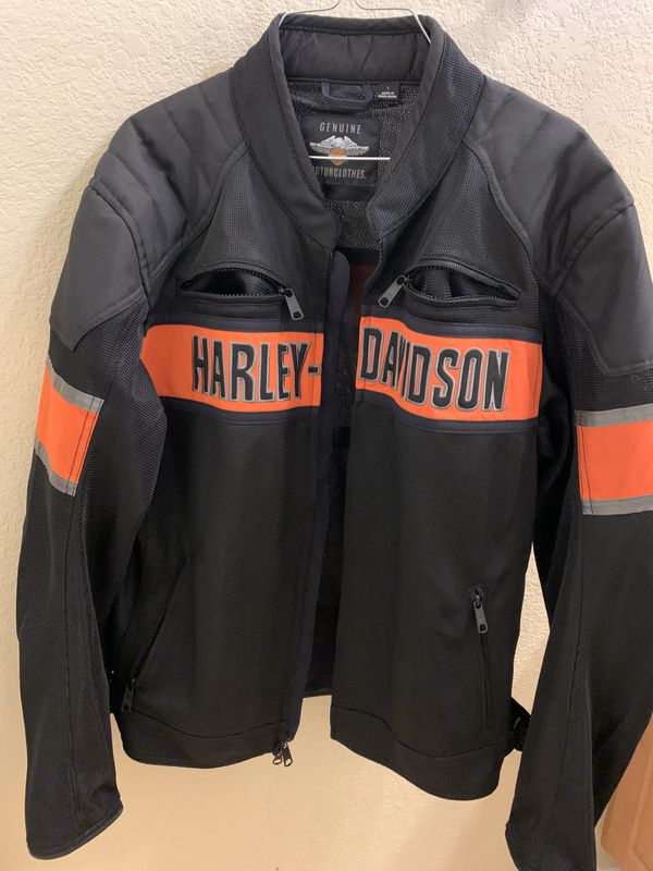 Harley Davidson Men's Trenton Mesh Riding Jacket Large for Sale in ...