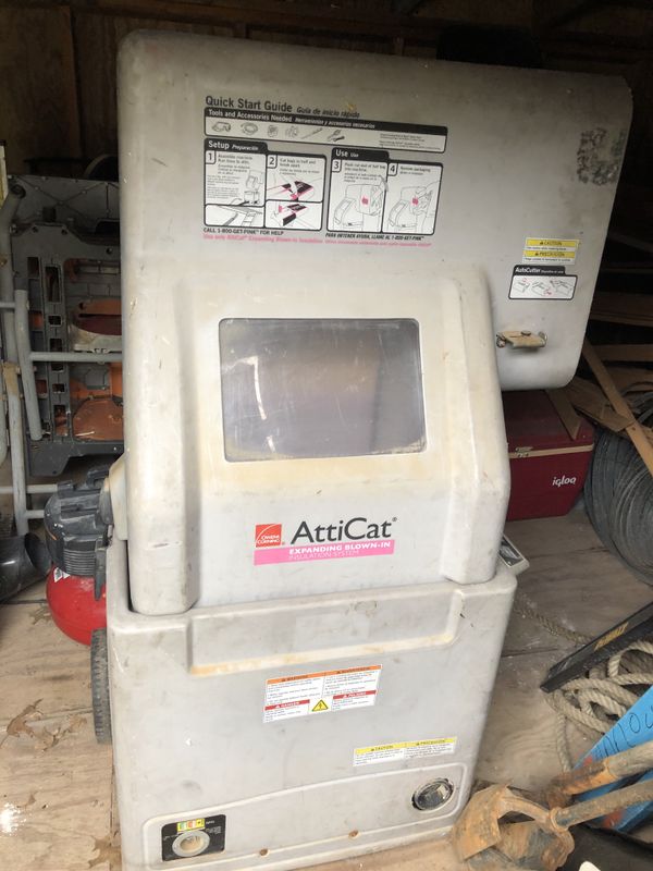 Attic cat insulation blower for Sale in Houston, TX OfferUp