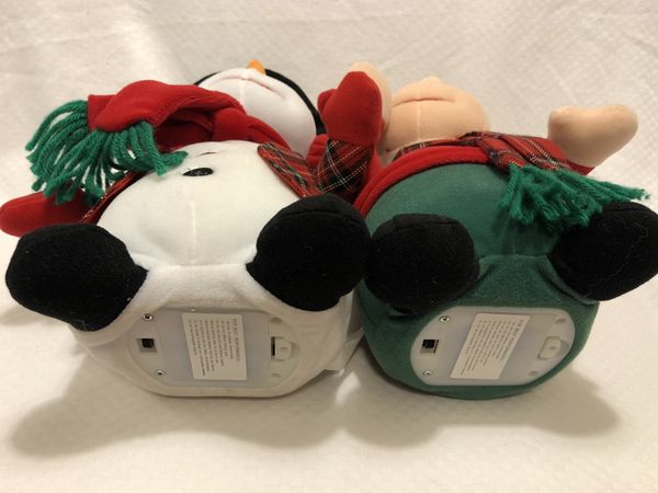 singing christmas plush