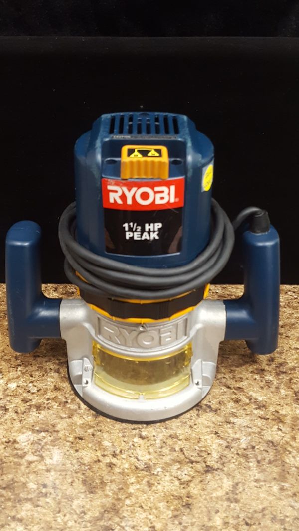 Ryobi 1 1 2 hp peak 120v 8a corded router w hard case for sale in