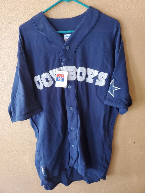 dallas cowboys button up jersey