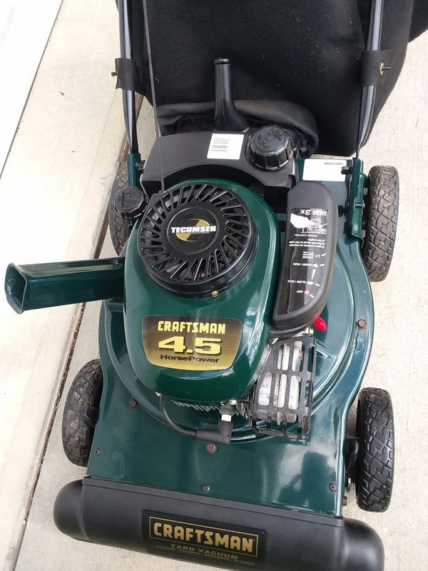 Craftsman 4.5 HP Yard Vacuum, Chipper, and Shredder TECUMSEH for Sale