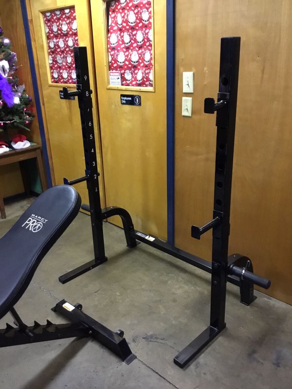 Marcy Pro Olympic Weight Bench w/ Squat Rack for Sale in Lufkin, TX