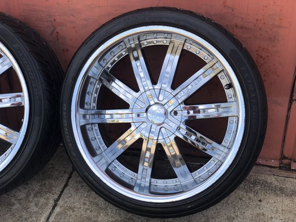 22 inch used rims wheels chrome after market for cars Suv 5 lug bolt ...