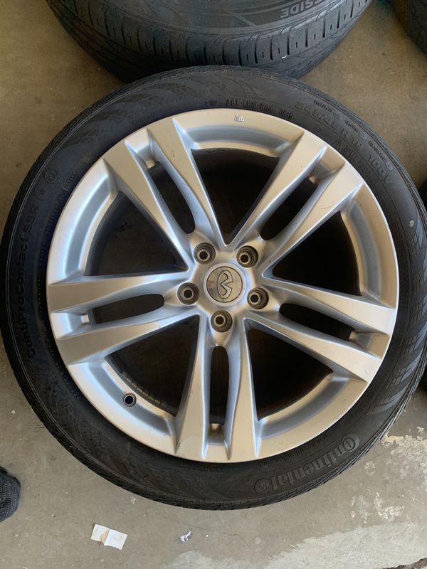 Infiniti G37 Coupe Convertible Sedan OEM 18” inch Staggered Wheels Rims ...