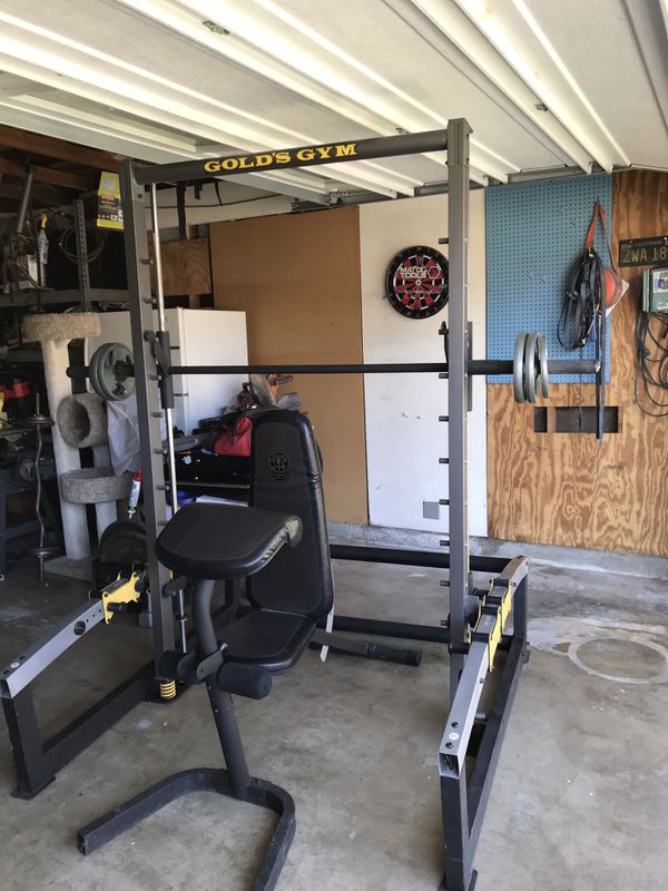 Squat rack golds gym for Sale in Riverside, CA OfferUp