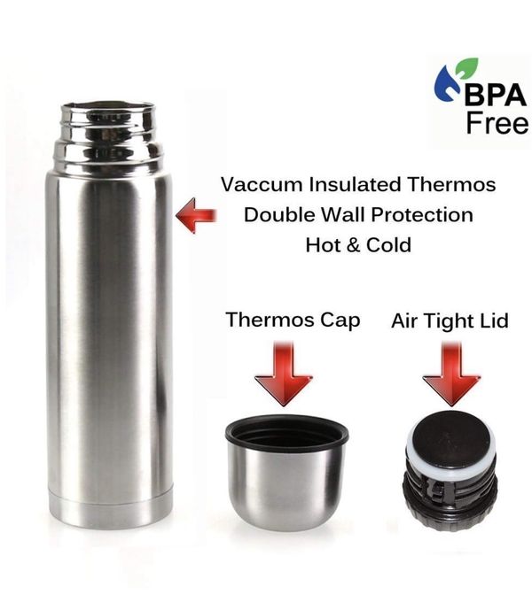 IKEA Best Stainless Steel Thermos Bottle New Triple Wall Insulated