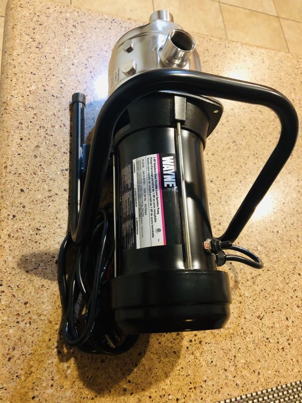 wayne 1 hp portable lawn pump