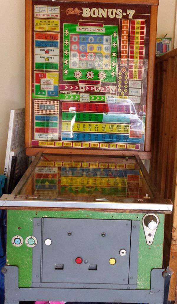 bally bingo pinball for sale