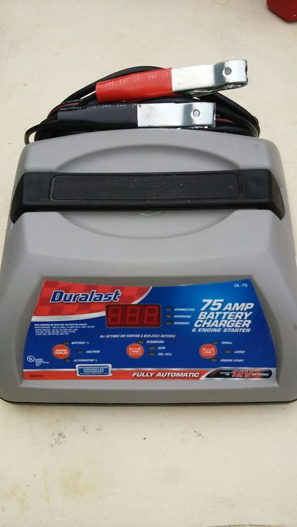 Duralast 75 amp Battery charger and engine starter never used for Sale