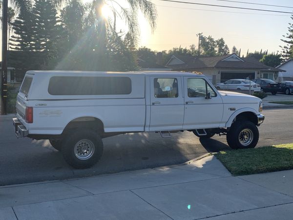 Camper Shell 1992 1997 Square Body Ford F 150 F 250 F 350 Long Bed For