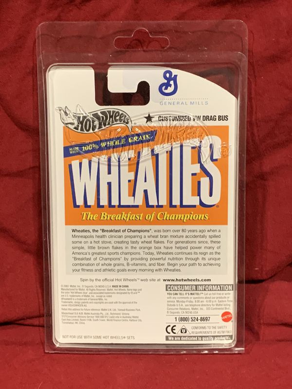 hot wheels wheaties vw bus