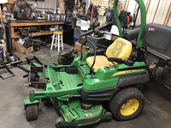 john deere zero turn bagger installation