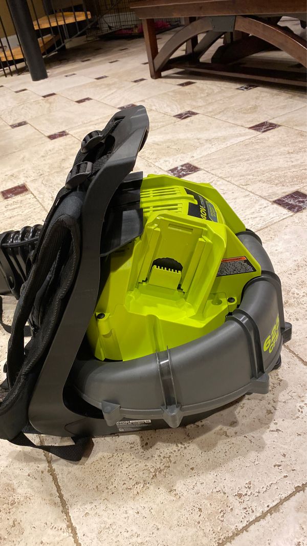 Ryobi 40 volt backpack leaf blower for Sale in Mukilteo, WA - OfferUp