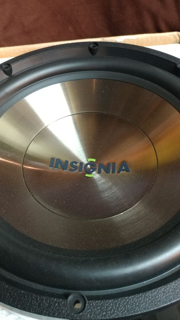 12" Car Audio Subwoofer, looks New, Insignia Brand Speaker for Sale in