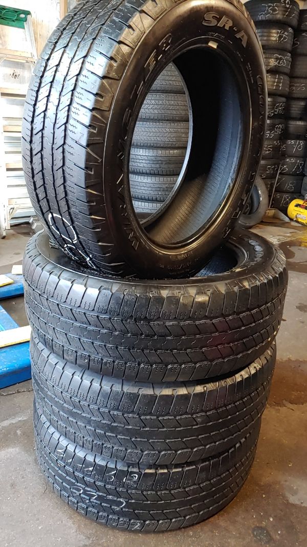 4 USED GOODYEAR TIRES 275/55/20 FREE MOUNTED & BALANCED for Sale in