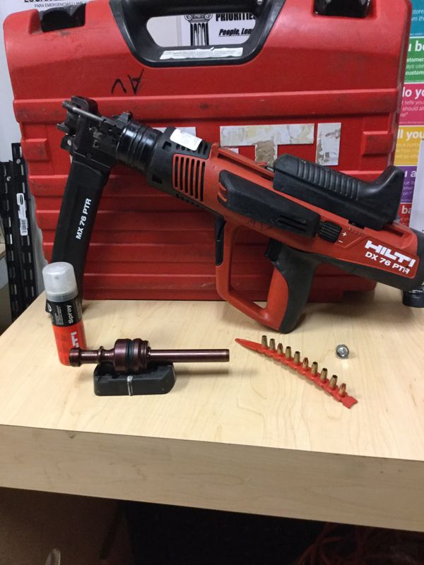 Hilti Dx 76 Mx Nailer Nail Decking Tool Kit For Sale In Chandler Az Offerup