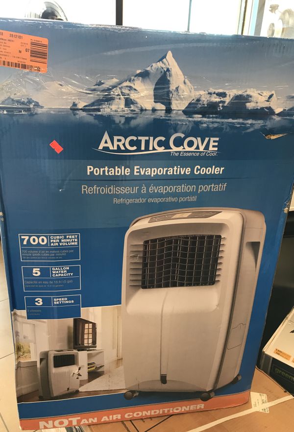 Brand New Arctic Cove 700 CFM 3 Speed Portable Evaporative Cooler for