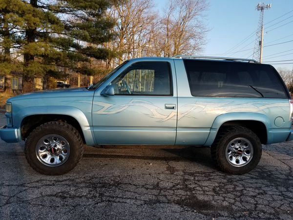 96 Chevy 2 Door Tahoe 6 5 Humvee Turbo Diesel 4x4 Trade For Sale In Indianapolis In Offerup