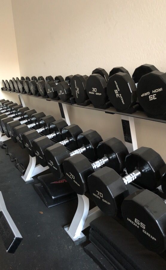 Iron Grip Urethane Dumbbells for Sale in Gilbert, AZ OfferUp