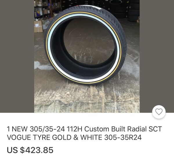 305 35 24 Vogue Tires price Is Each For Sale In Orange City FL OfferUp