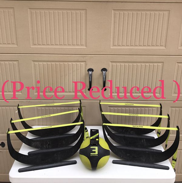 NIKE SPARQ Training Speed Hurdles. Set of 6 and Nike Sparq Power Ball