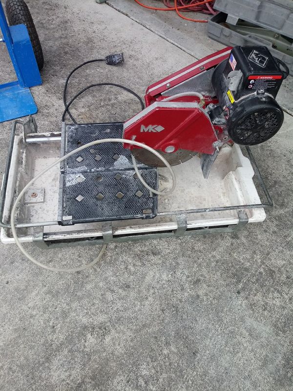 Mk 100 tile and granite saw with stand for Sale in Puyallup, WA - OfferUp