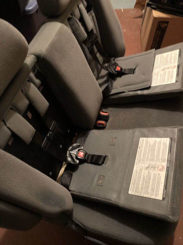 Bench seat from Dodge Grand Caravan, built in car seats!!! for Sale in