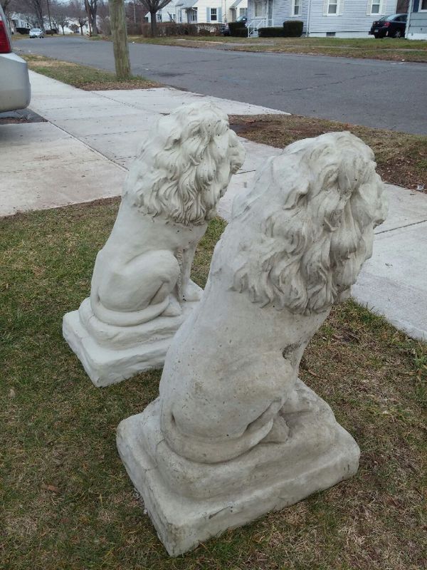 Concrete lions for Sale in Hamden, CT - OfferUp