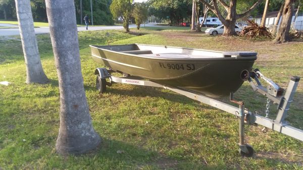 14 Foot V Hull Jon Boat And Trailer For Sale For Sale In Magnolia 