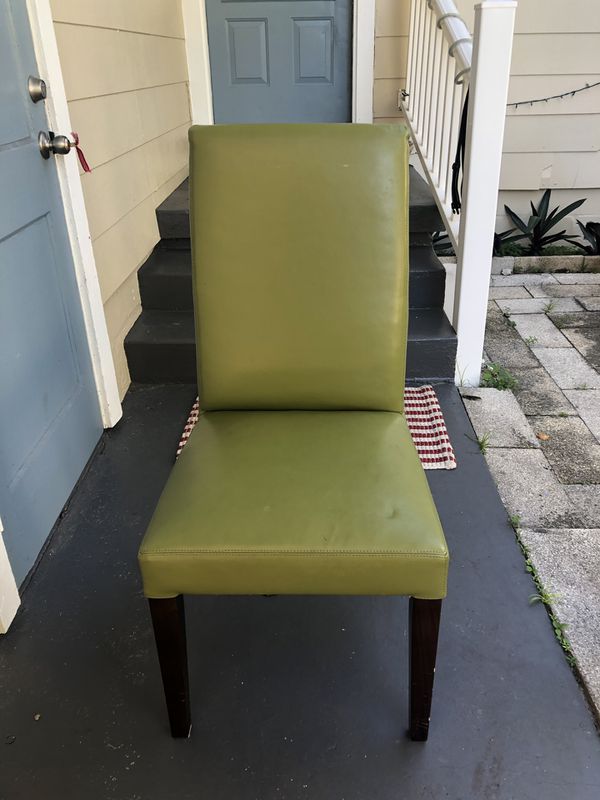 Set of 6 lime green dining room chairs for Sale in St. Petersburg, FL