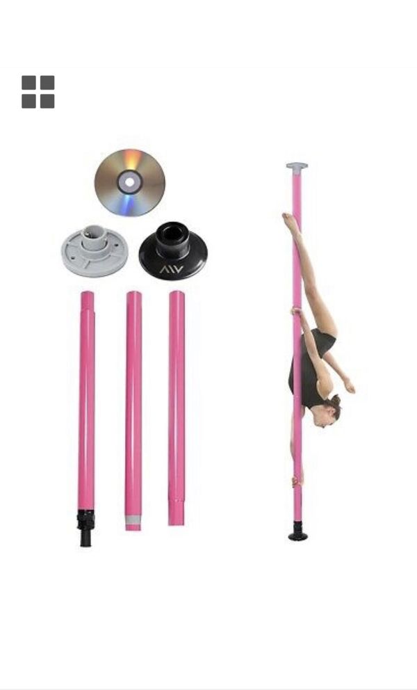 pink dance pole