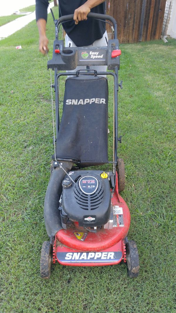 Snapper 6.75 hp easy speed lawn mower for Sale in Carrollton, TX - OfferUp