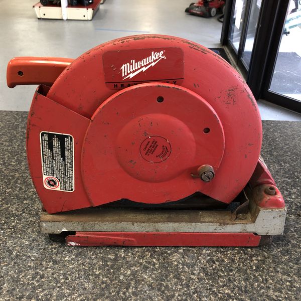 Milwaukee 617620 14" Abrasive Metal Chop Saw/Cut Off Saw 912652 for Sale in Tampa, FL OfferUp