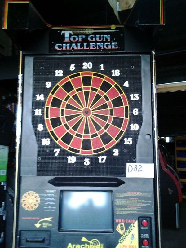 Arachnid Galaxy Top Gun Challenge electronic dart board 799 for Sale