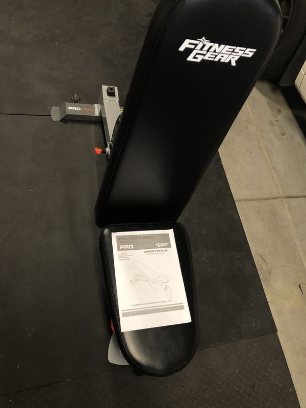 Selling a lightly used Fitness Gear PRO UB600 Utility FID Weight Bench