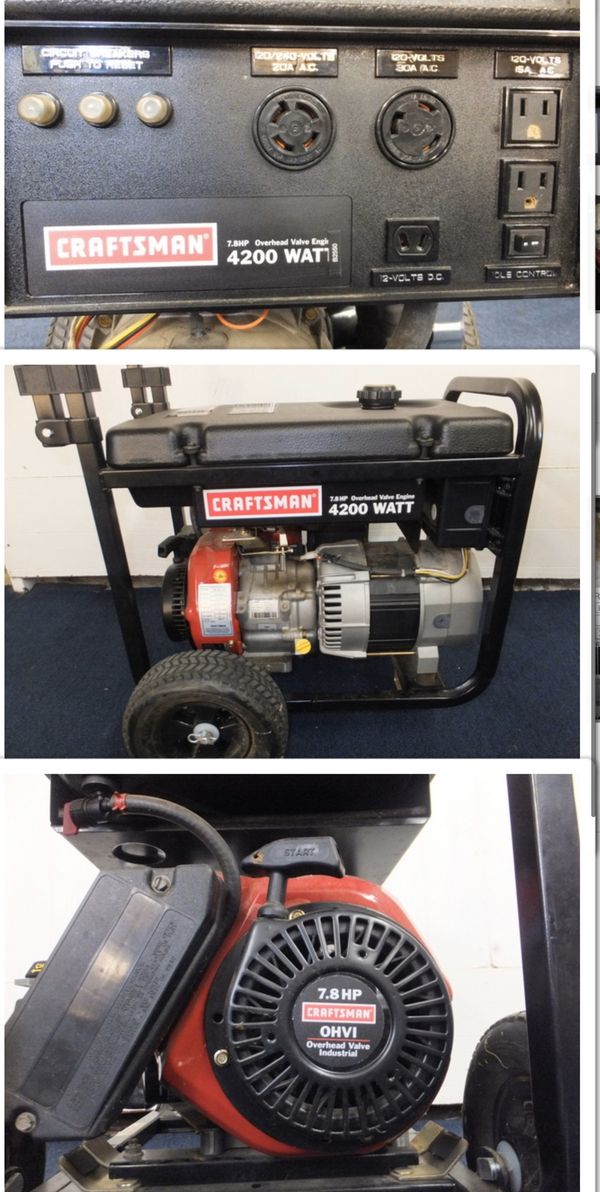 Craftsman 4200 Watt Generator for Sale in San Jose, CA - OfferUp