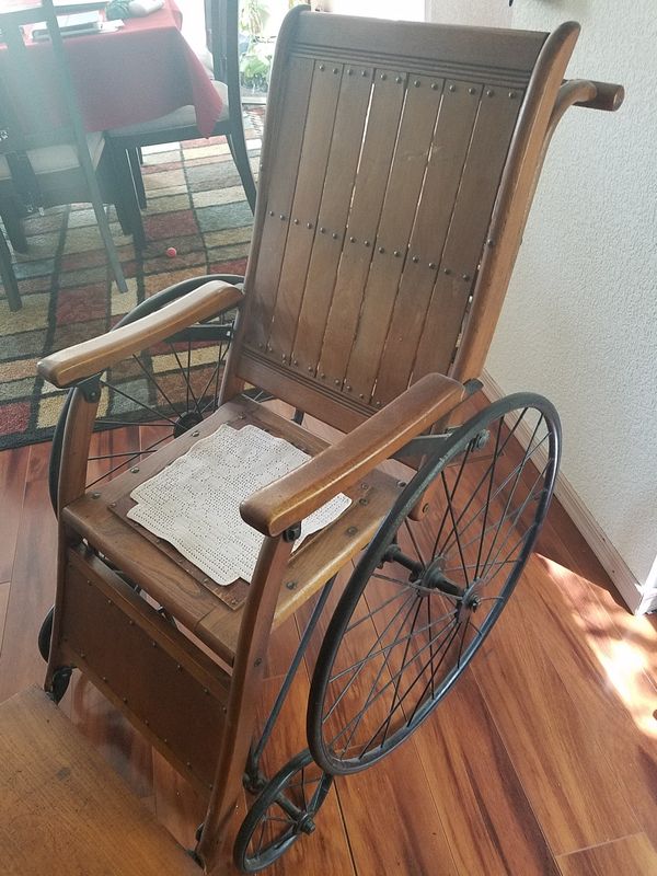 Wheelchair, wooden antique for Sale in Phoenix, AZ OfferUp