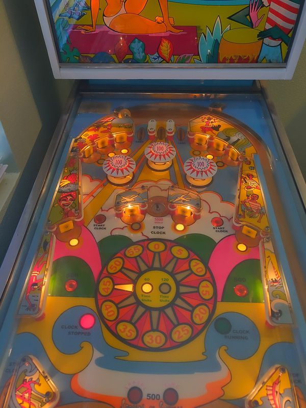 travel time pinball machine for sale