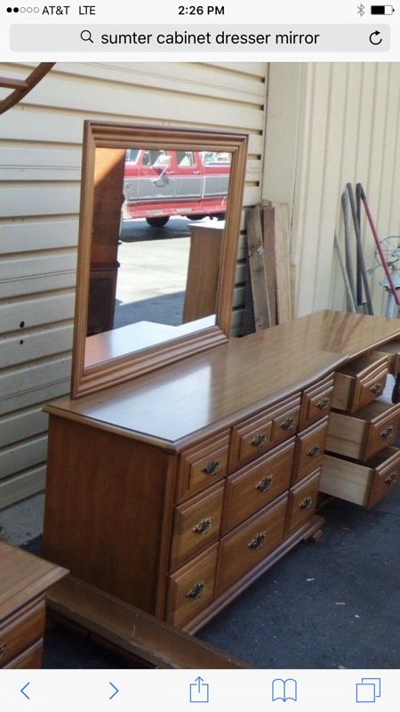 Sumter Cabinet Co 13 Drawer Dresser With Mirror For Sale In